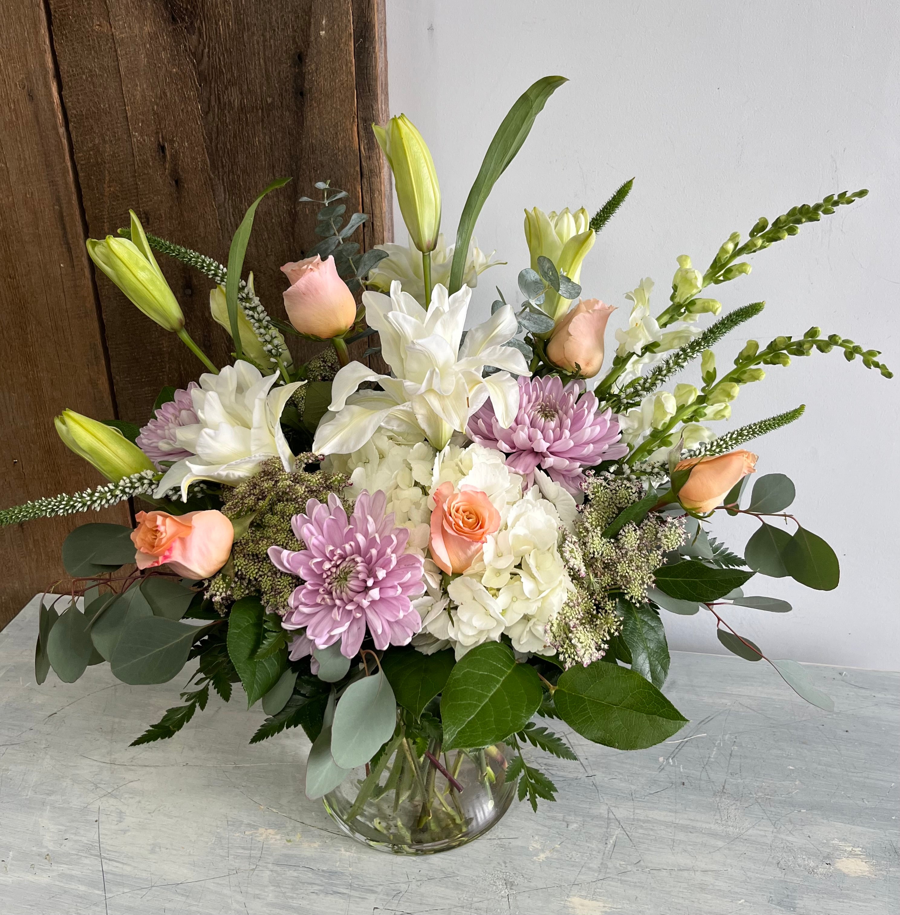 Lavish & Lovely ~ Vase Arrangement