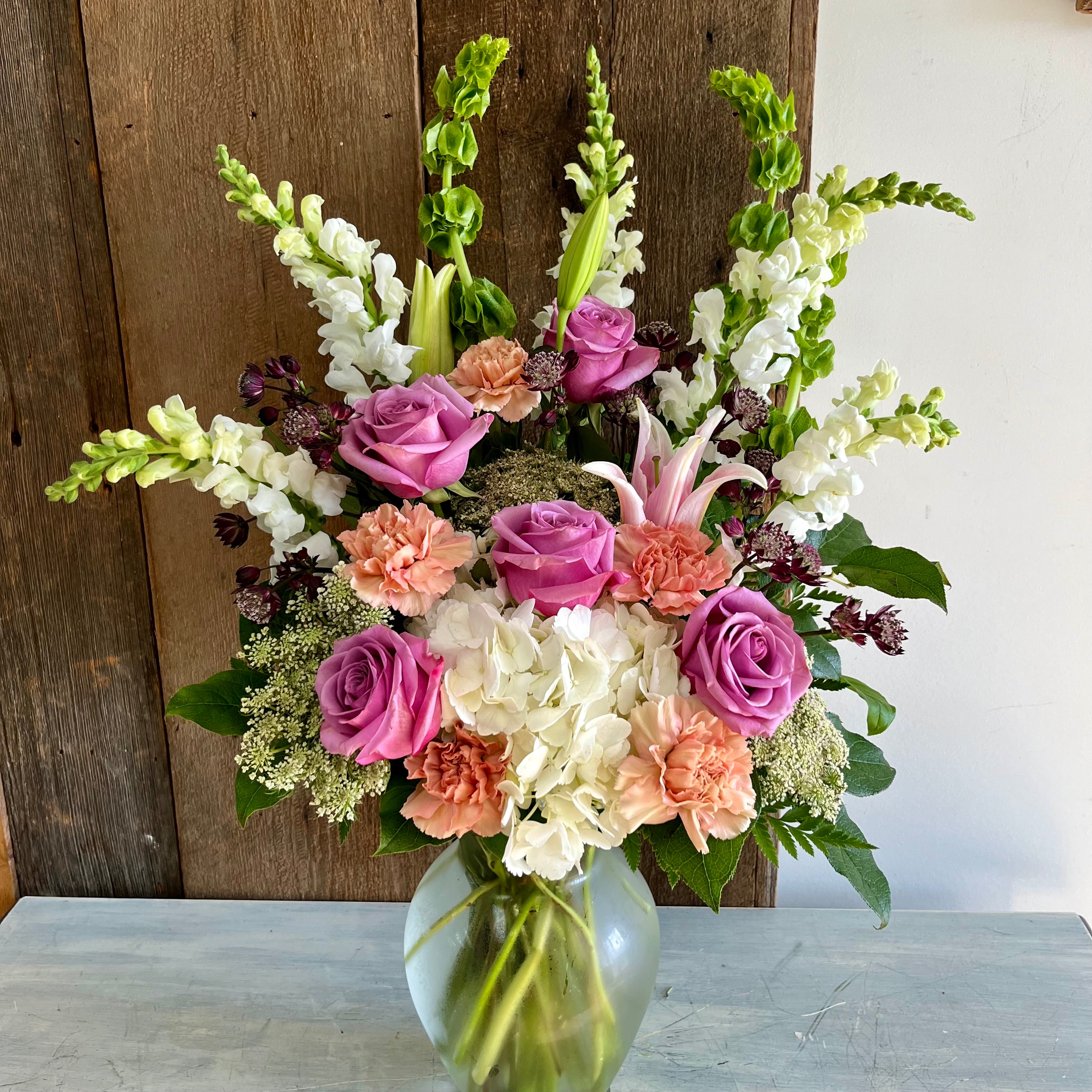 Lavish & Lovely ~ Vase Arrangement