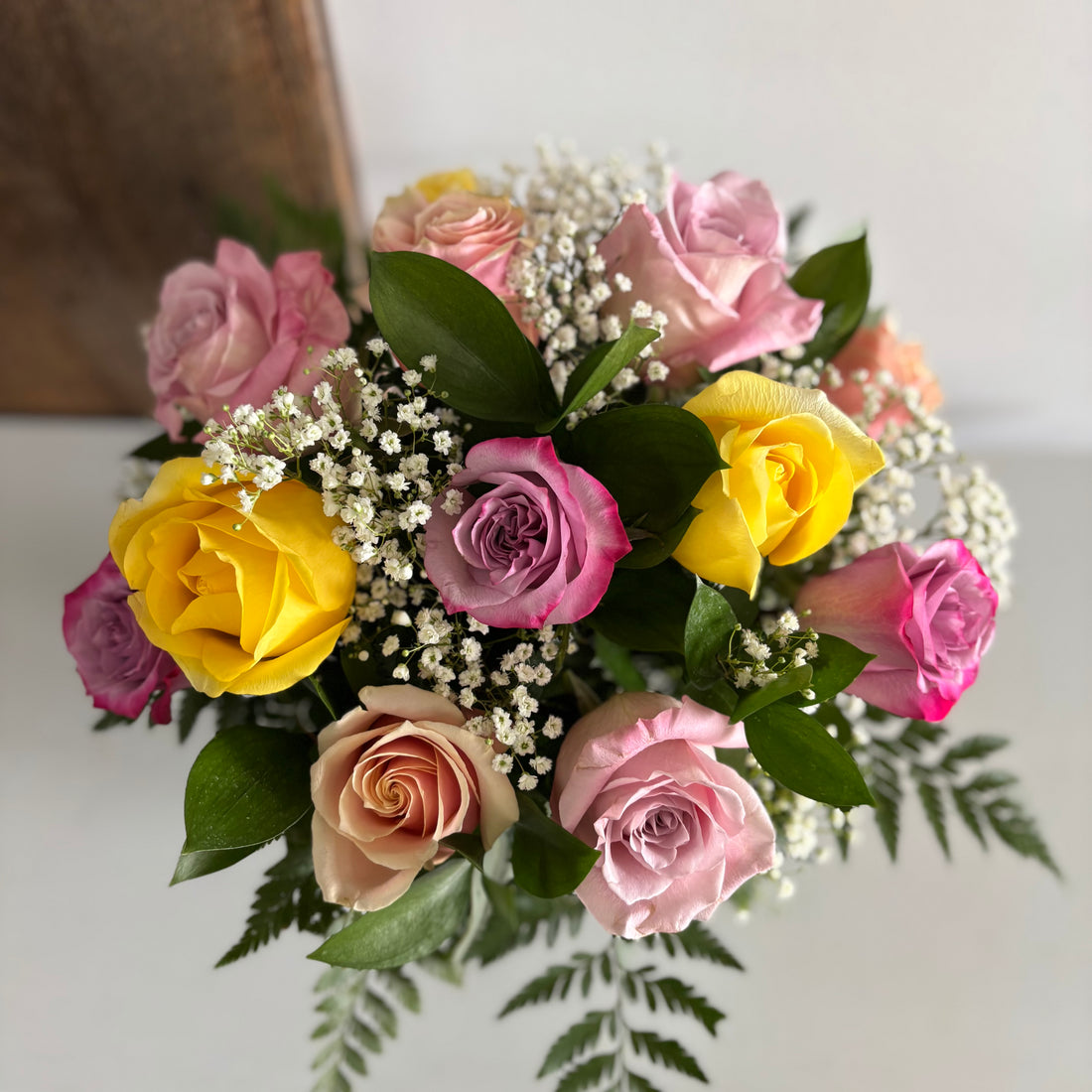 Dozen Roses Centrepiece