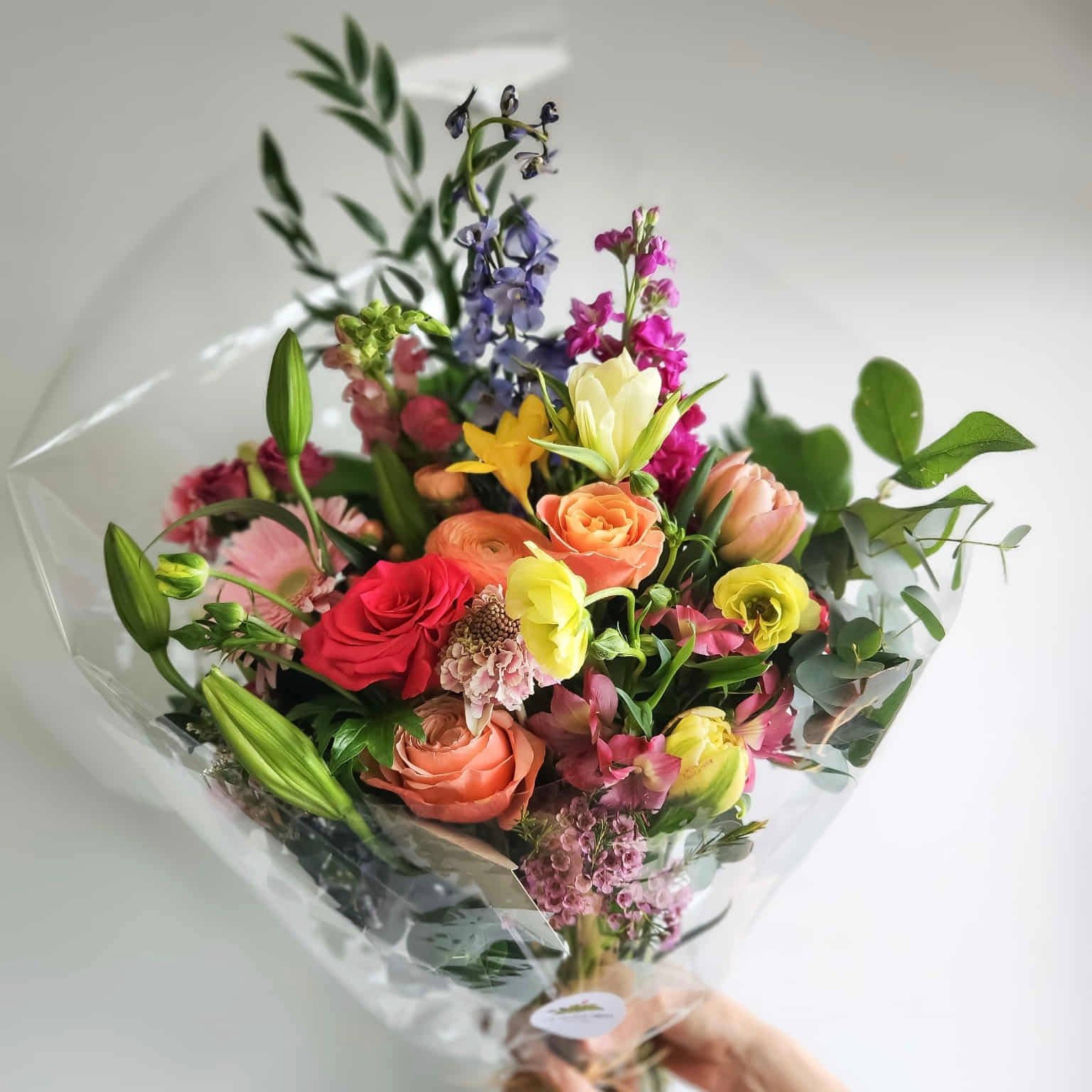 Loose Flower bouquet wrapped (medium to large)