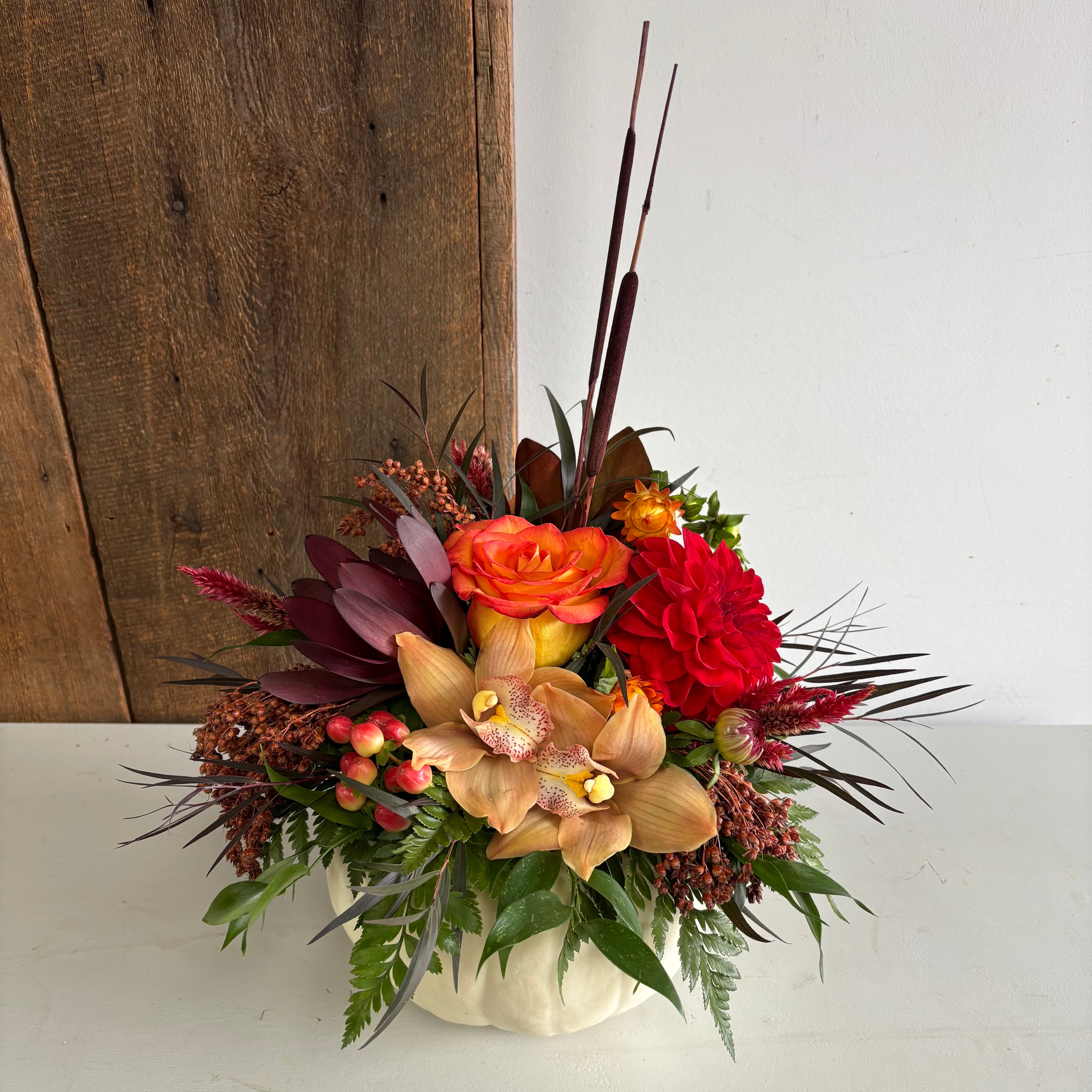 Thanksgiving Pumpkin Centrepiece