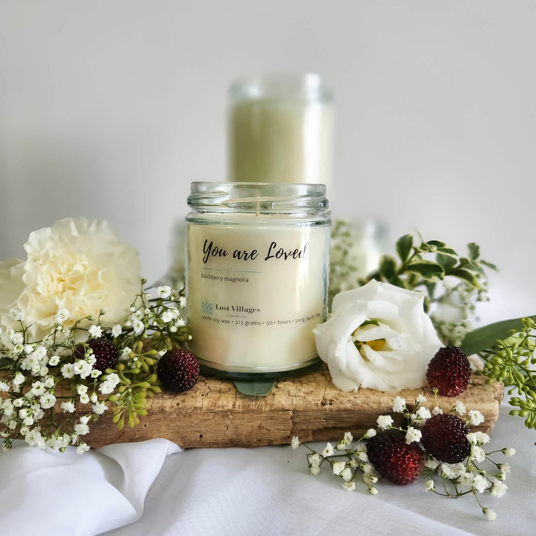 Candle - You are Loved ~ Blackberry Magnolia