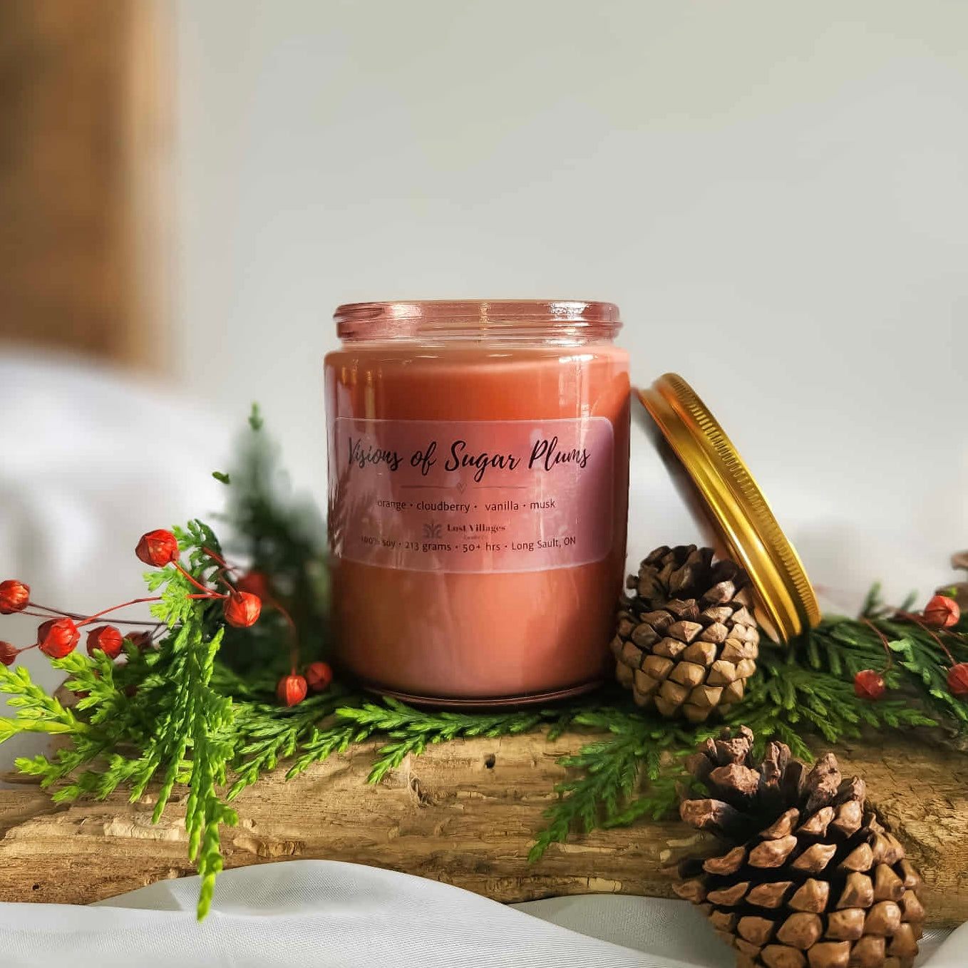 Candle -Visions of Sugar Plums ~ Sugar Plum