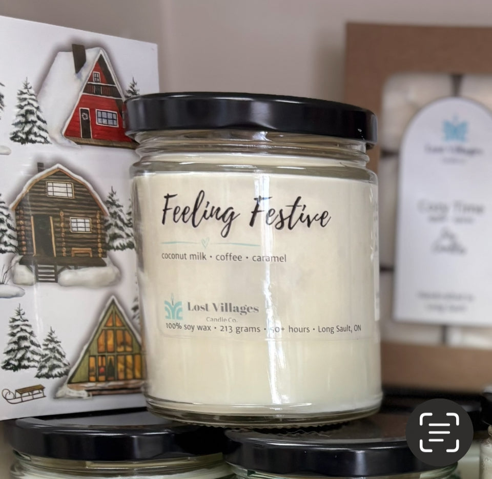 Candle -Feeling Festive ~ caramel latte