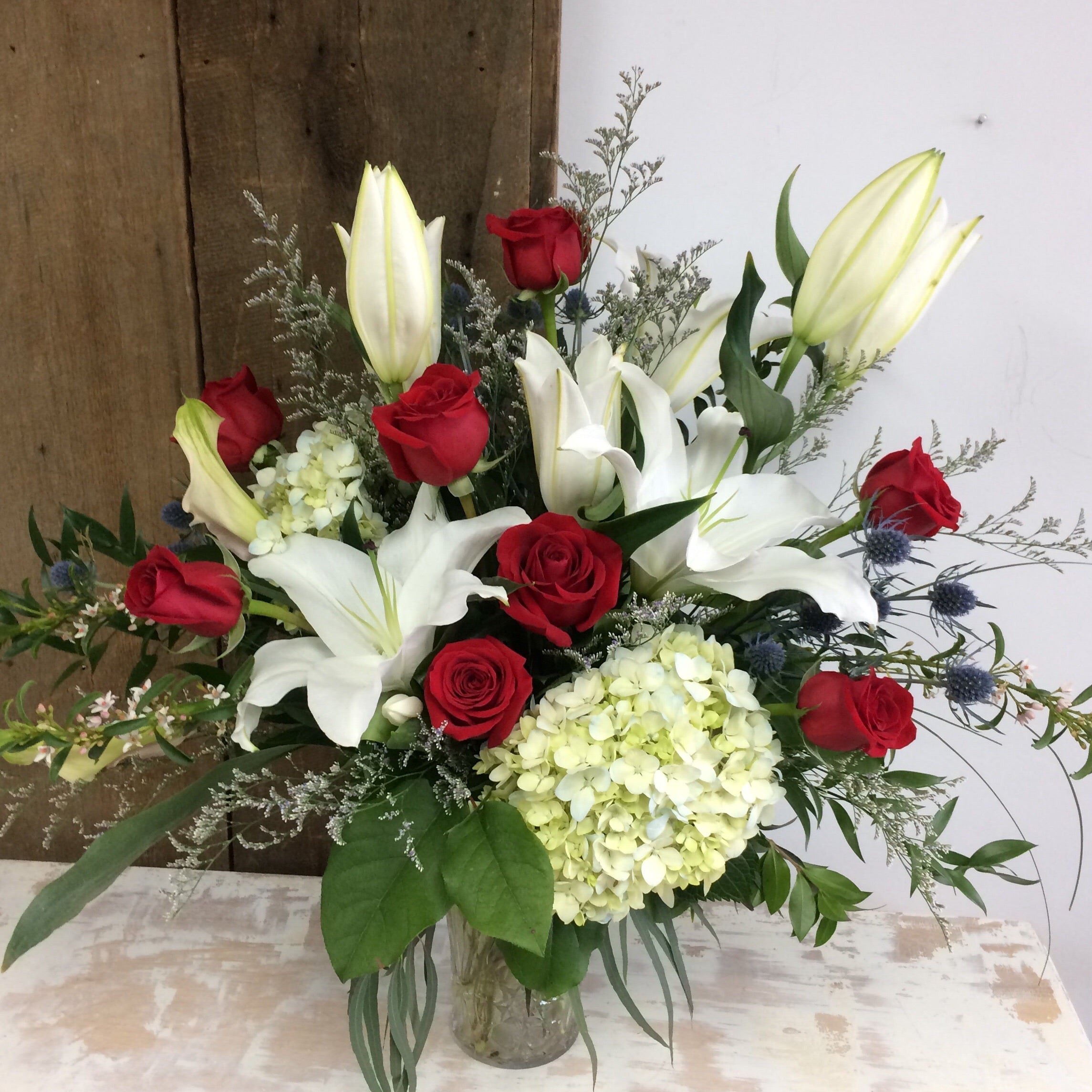Lavish & Lovely ~ Vase Arrangement