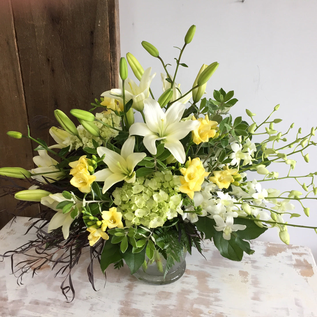 Sympathy Vase Arrangement ~ Large