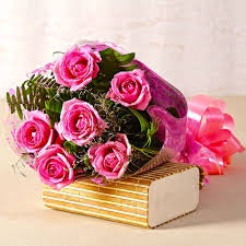 Half Dozen Roses Wrapped