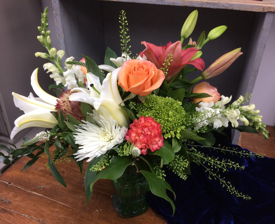 Sympathy Vase Arrangement ~ Medium