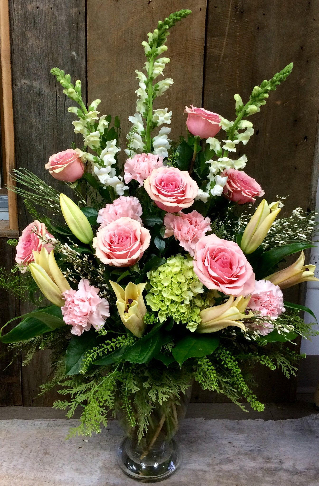 Sympathy Vase Arrangement ~ Large