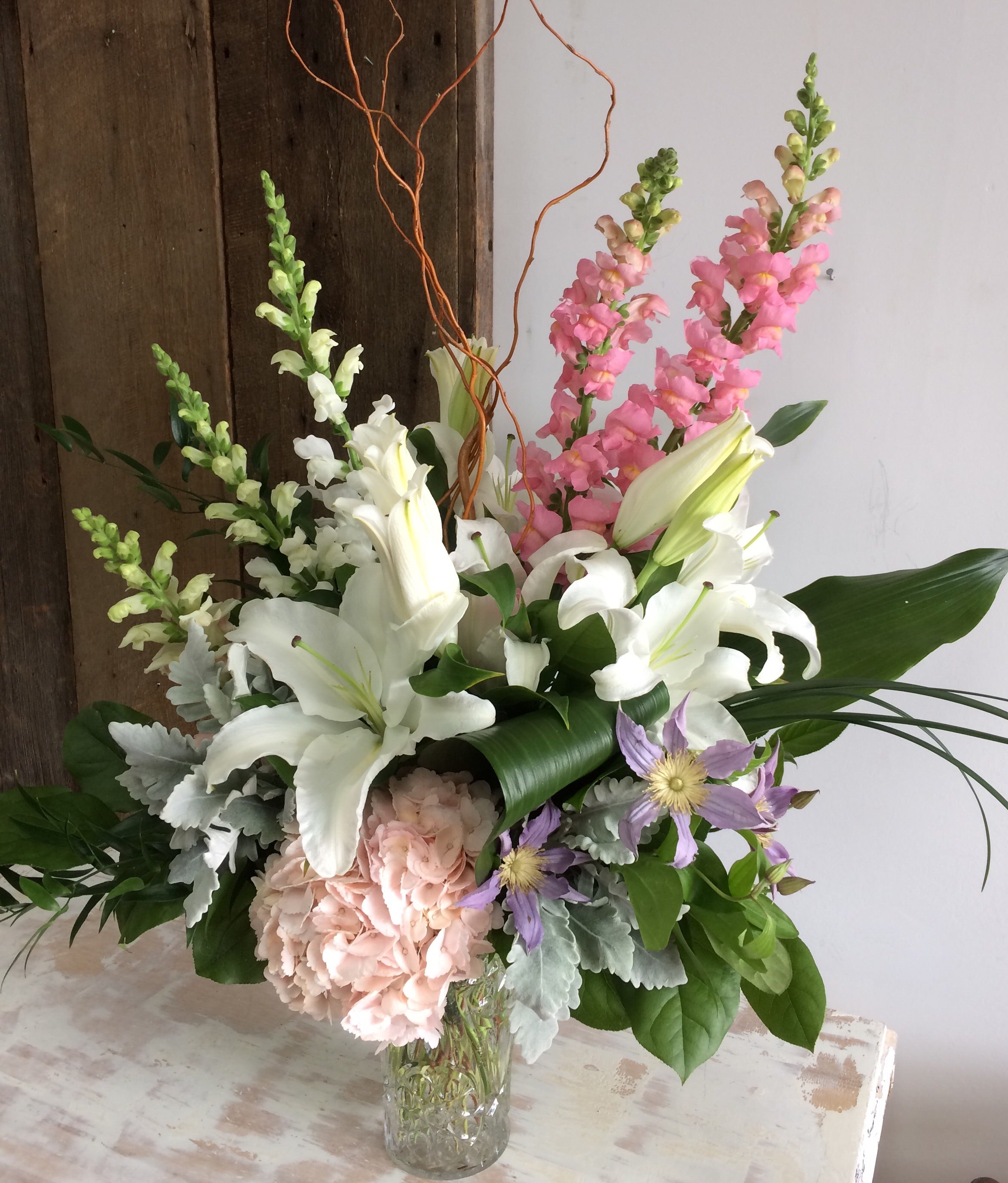 Lavish & Lovely ~ Vase Arrangement