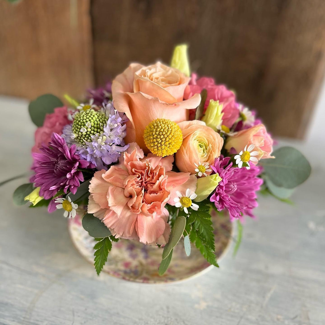Vintage Teacup Centerpiece