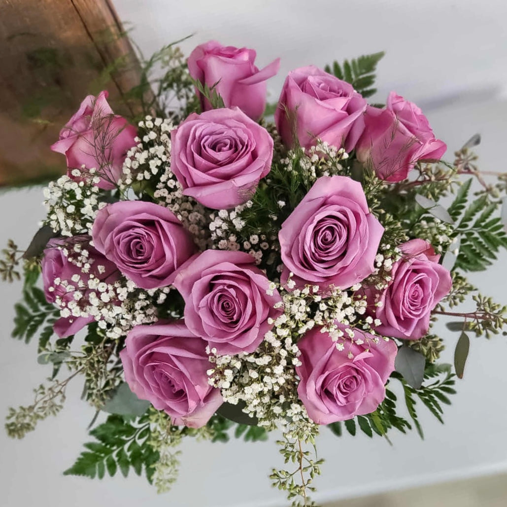 Dozen Roses Centrepiece