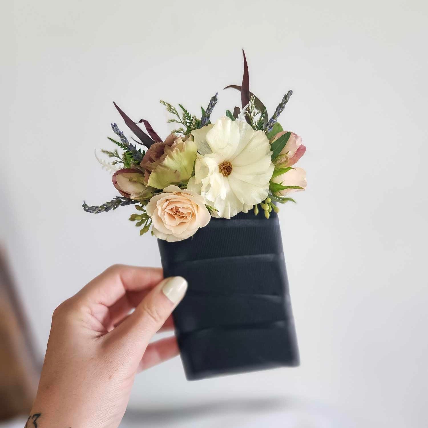 Pocket Boutonniere (floral pocket square)