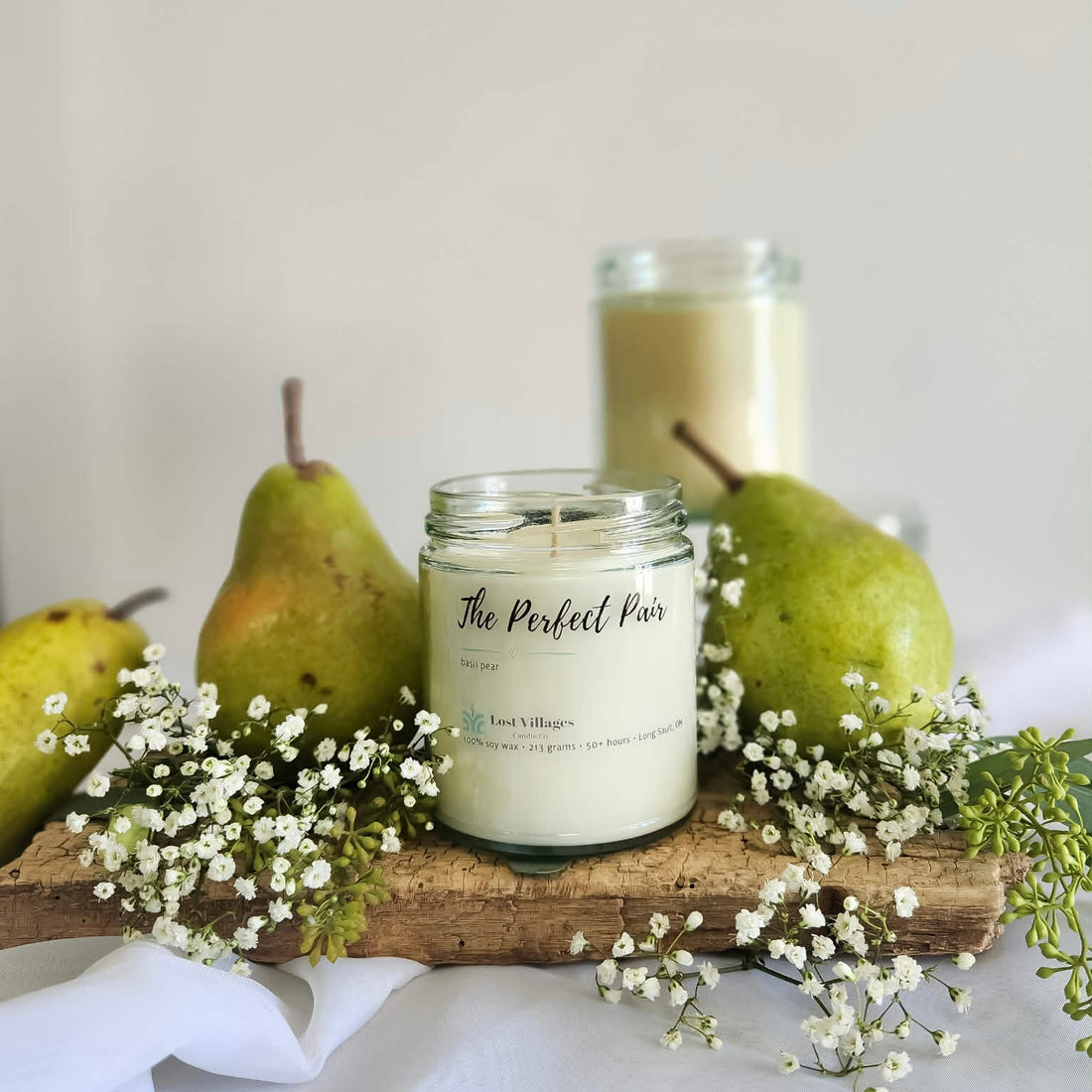 Candle - The Perfect Pair ~ Basil Pear