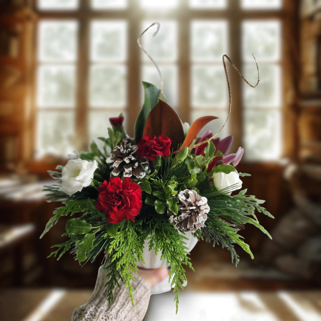 Workshop ~ Floral Christmas Centerpiece