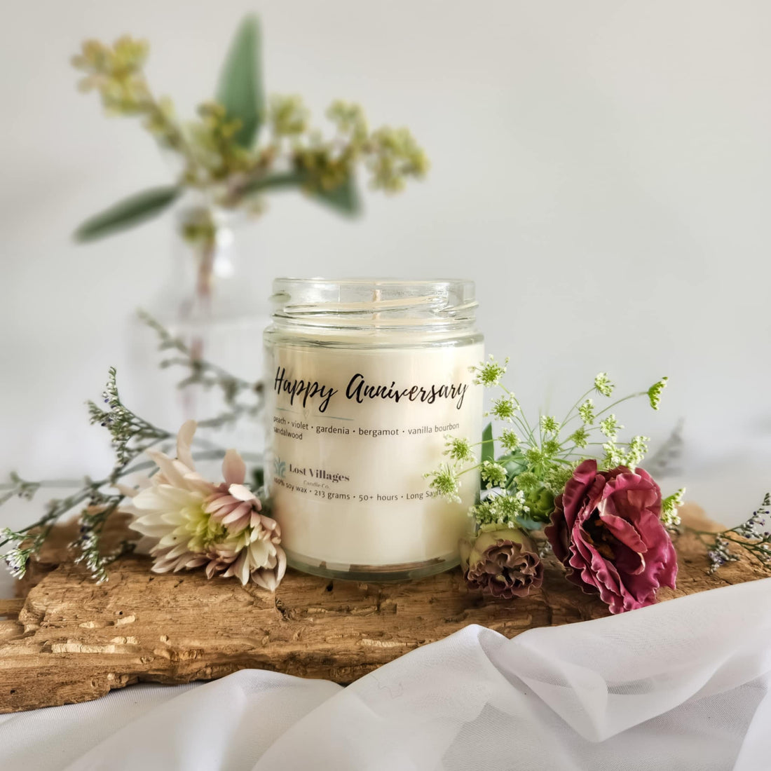 Candle - Happy Anniversary ~ Fire & Ice