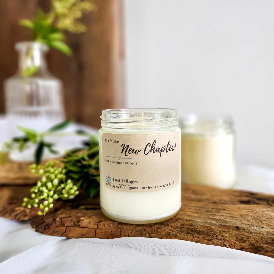 Candle - Smells like a New Chapter ~ Lime Coconut Verbena