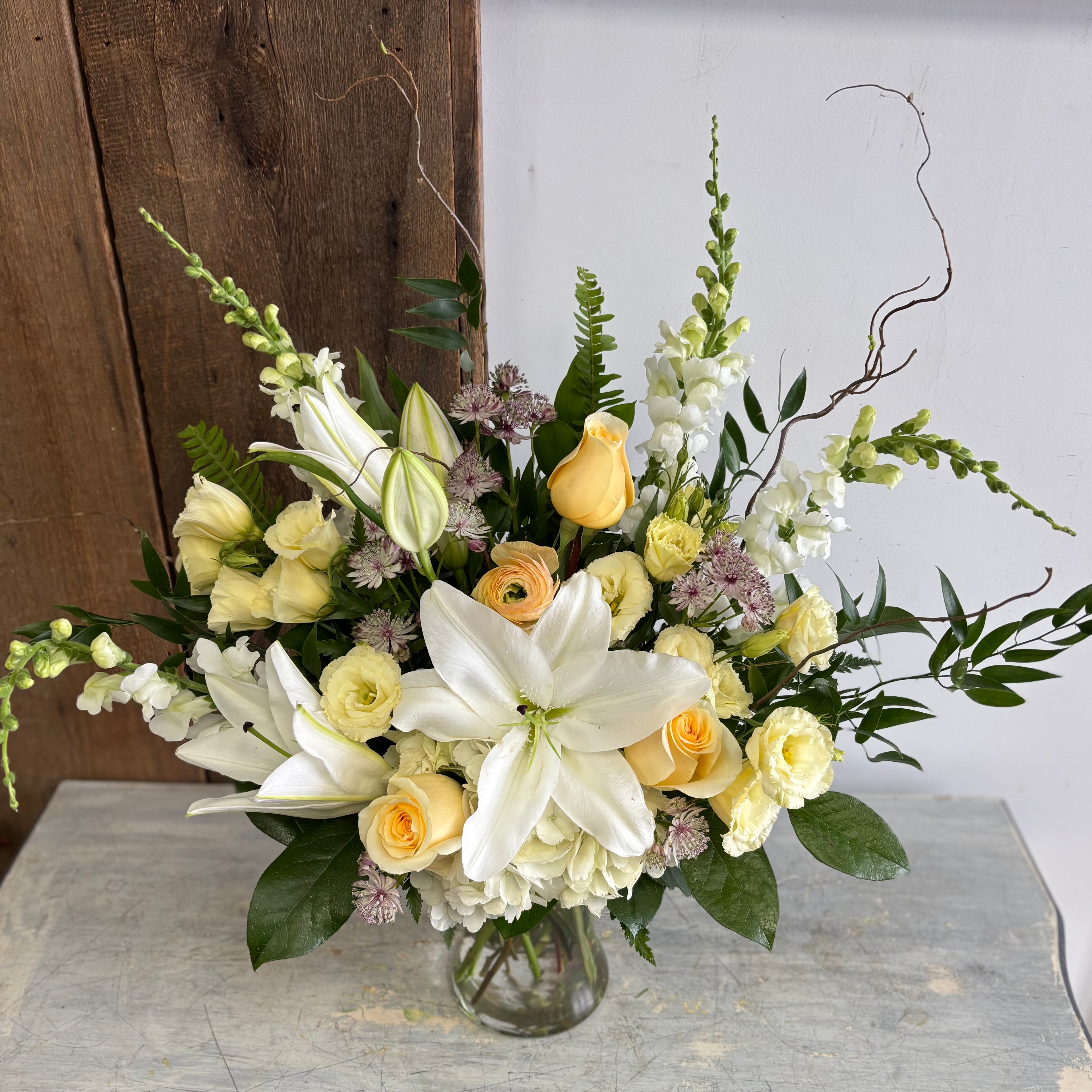 Sympathy Vase Arrangement ~ Large