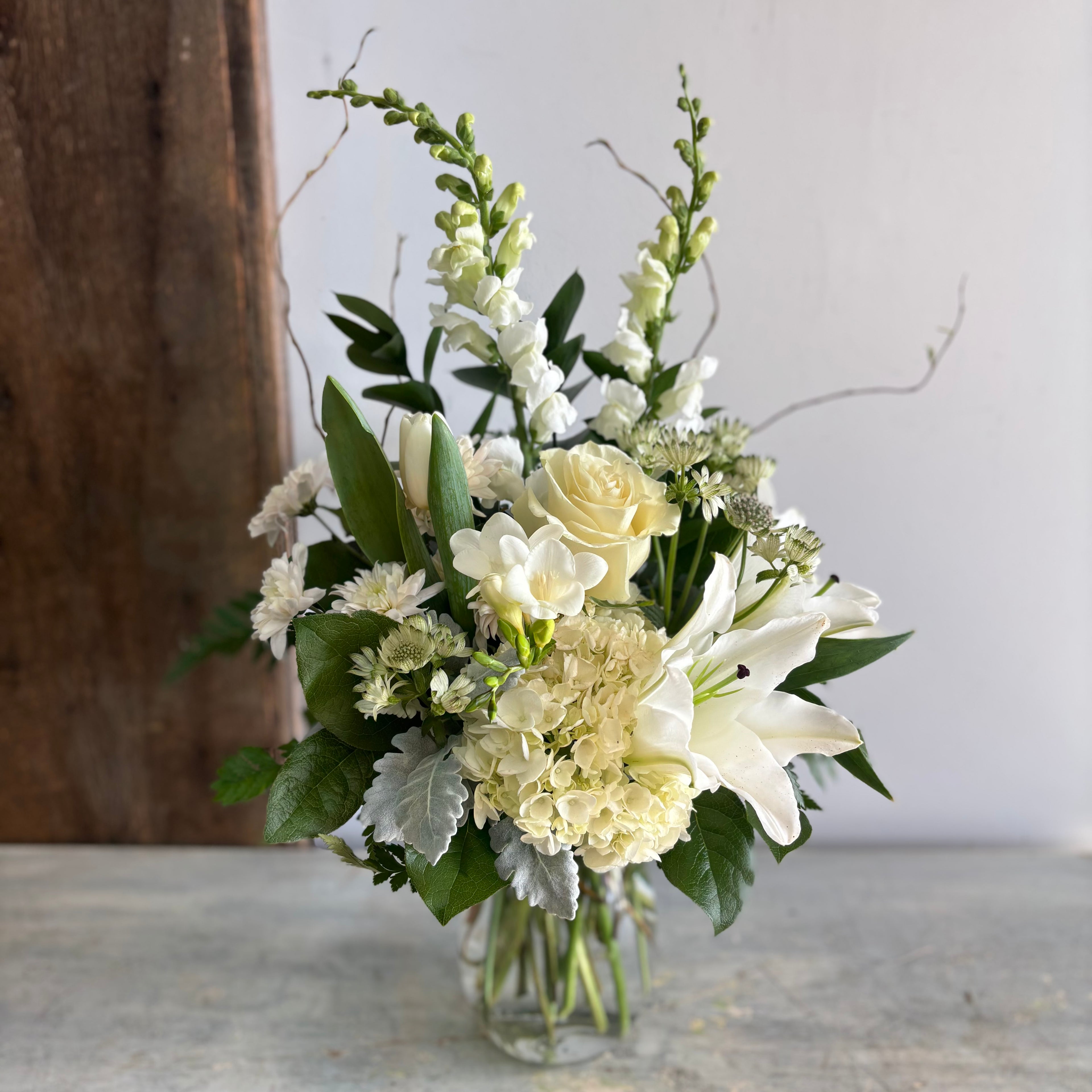 Sympathy Vase Arrangement ~ Medium