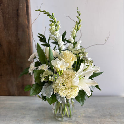Sympathy Vase Arrangement ~ Medium
