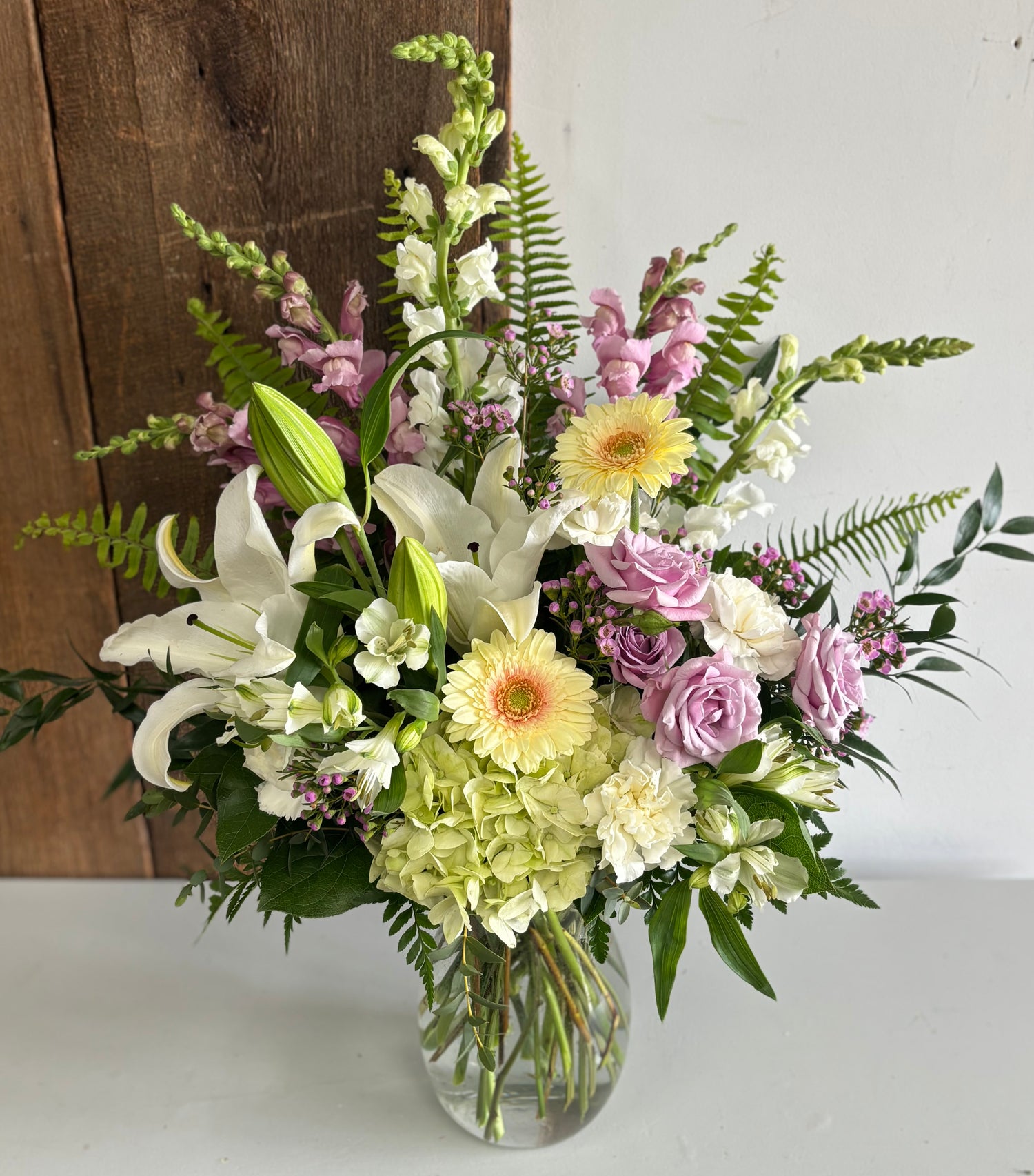 Sympathy Vase Arrangement ~ Medium
