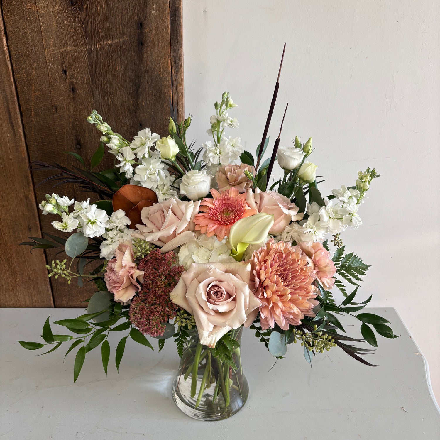Sympathy Vase Arrangement ~ Medium