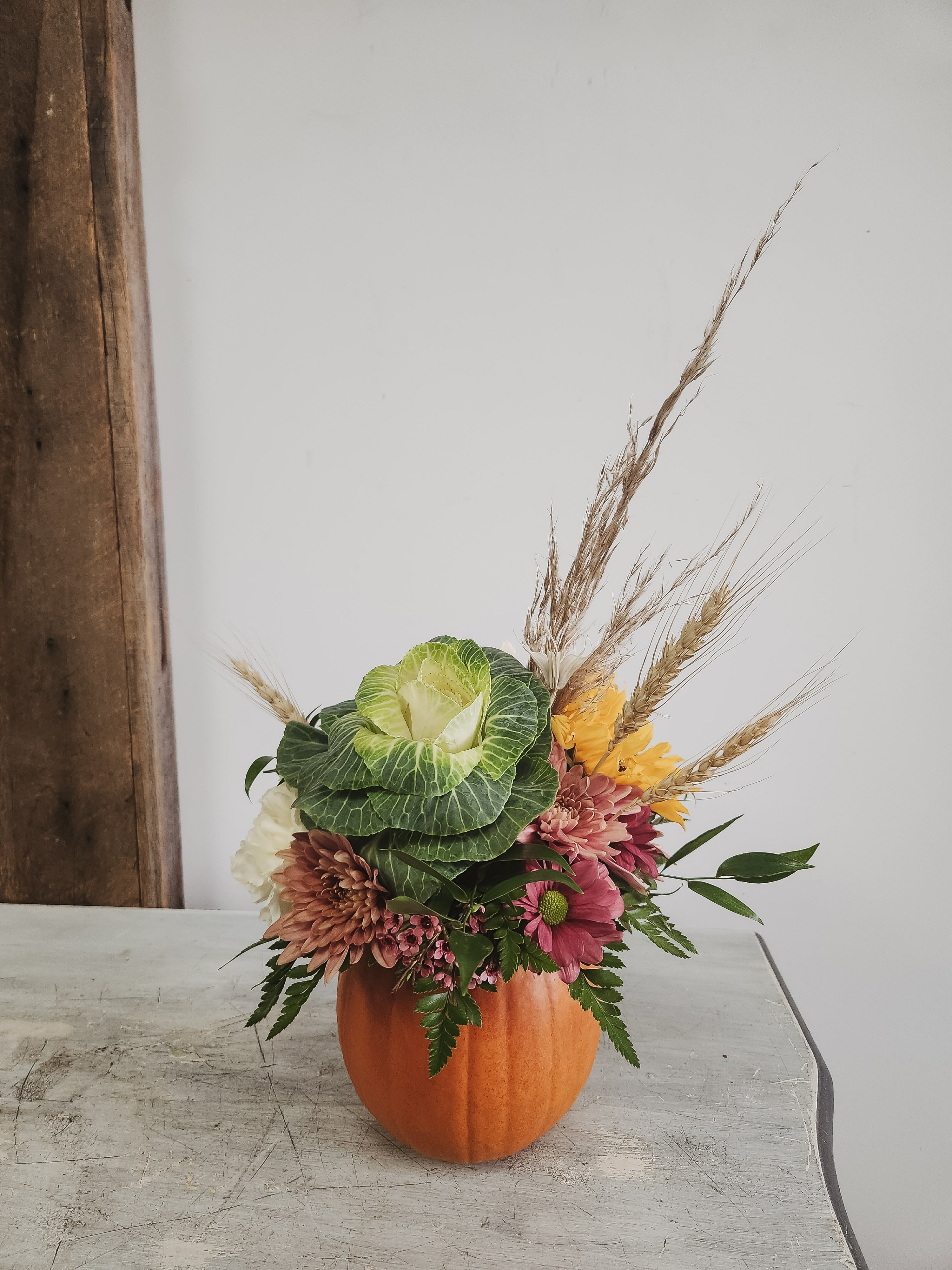 Workshop ~ Thanksgiving Pumpkin Centrepiece
