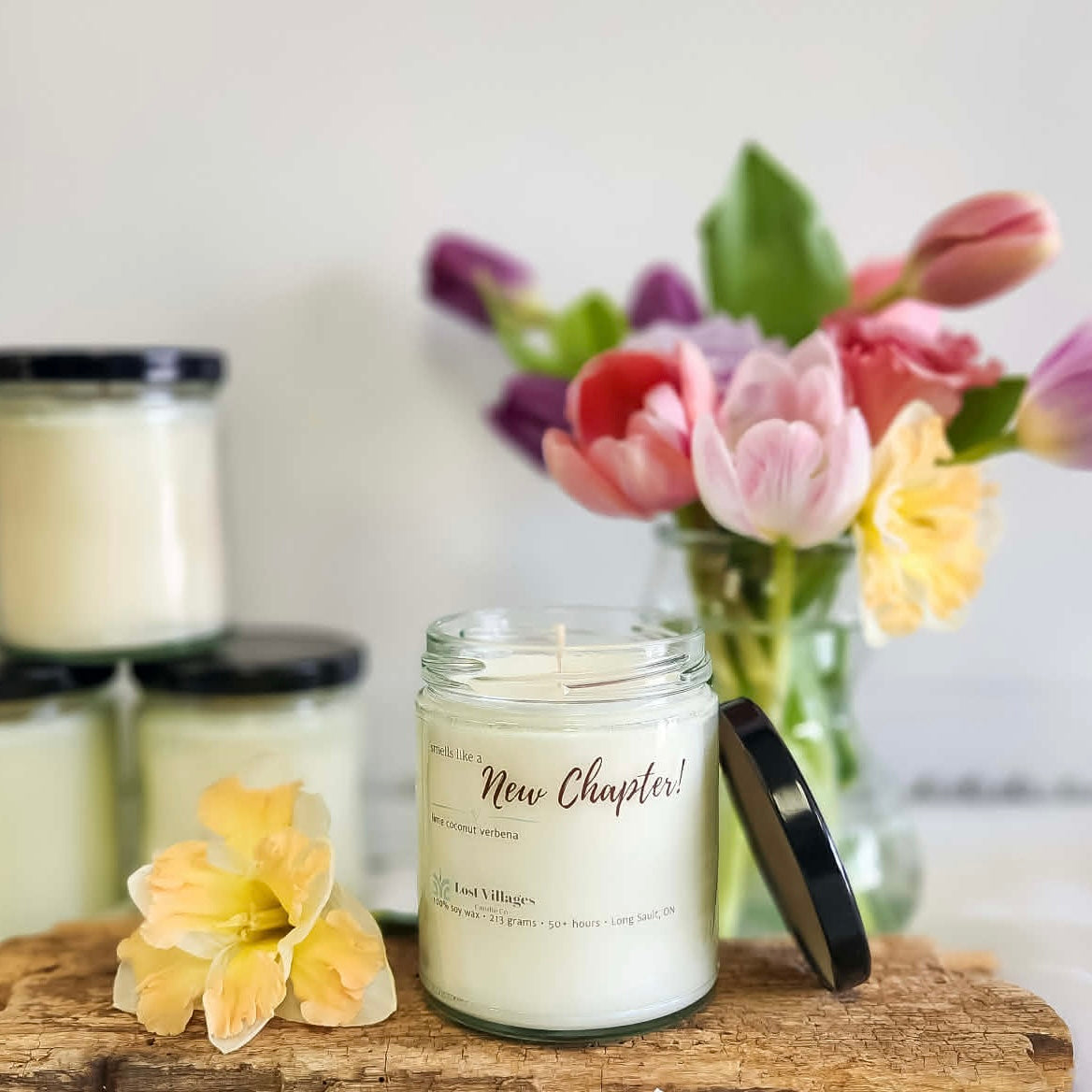 Candle - Smells like a New Chapter ~ Lime Coconut Verbena