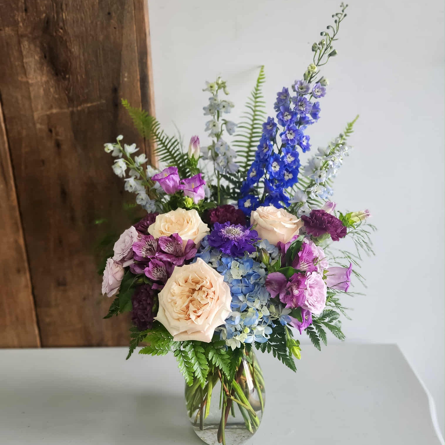 Sympathy Vase Arrangement ~ Medium