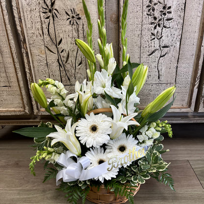Graveside Basket Arrangement