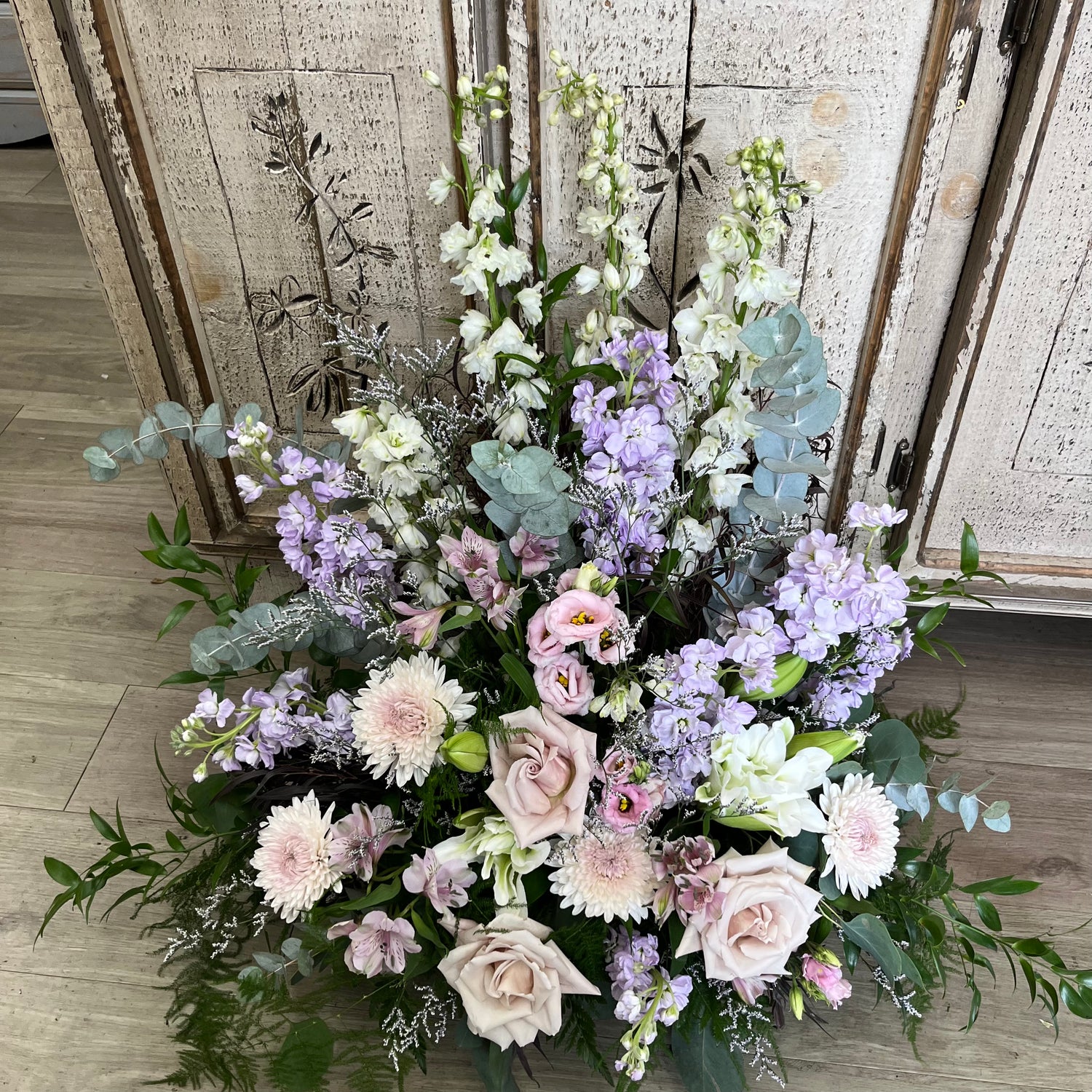 Graveside Basket Arrangement