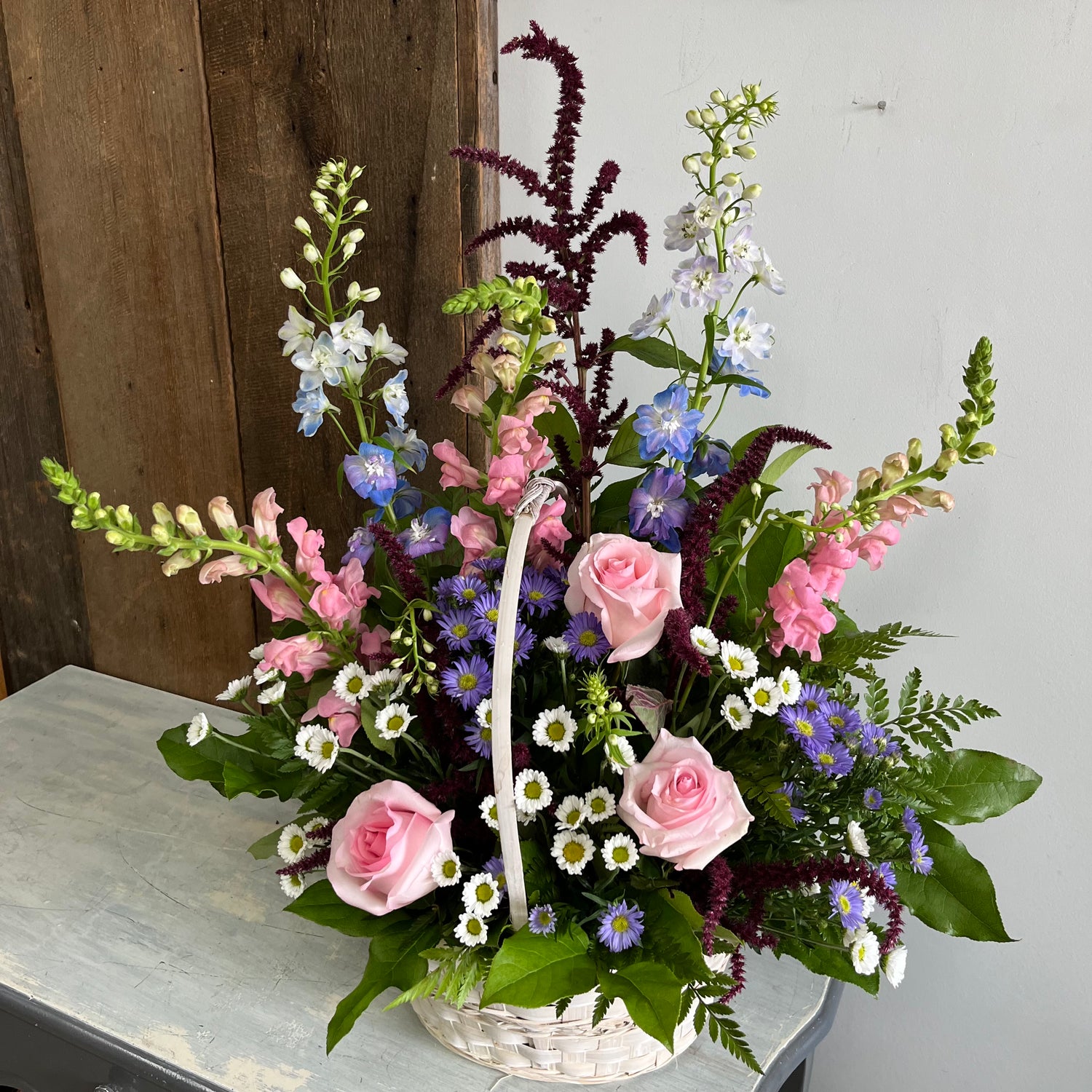 Graveside Basket Arrangement