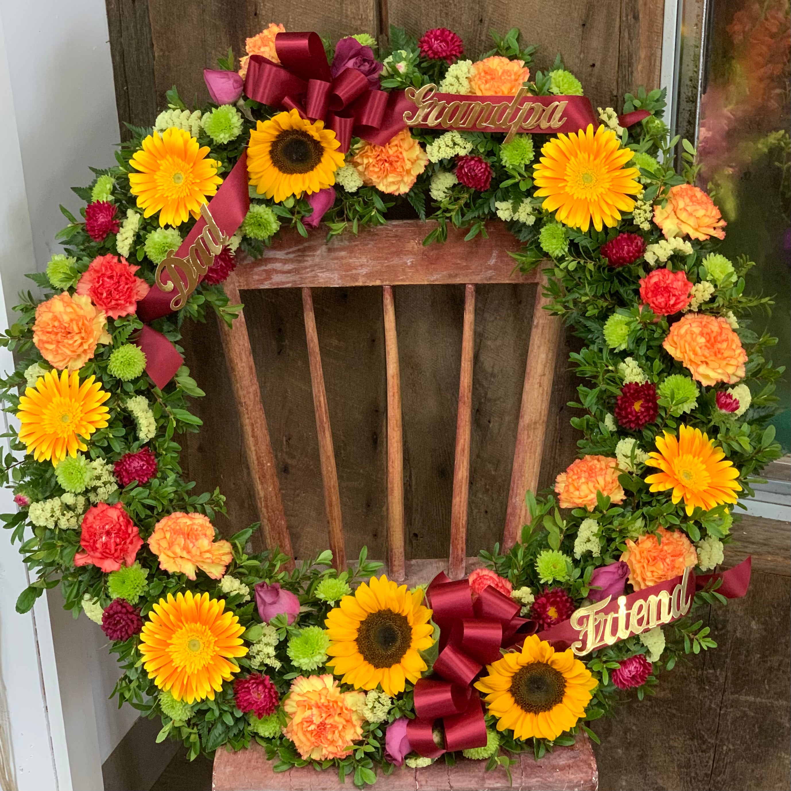 Floral Wreath Tribute