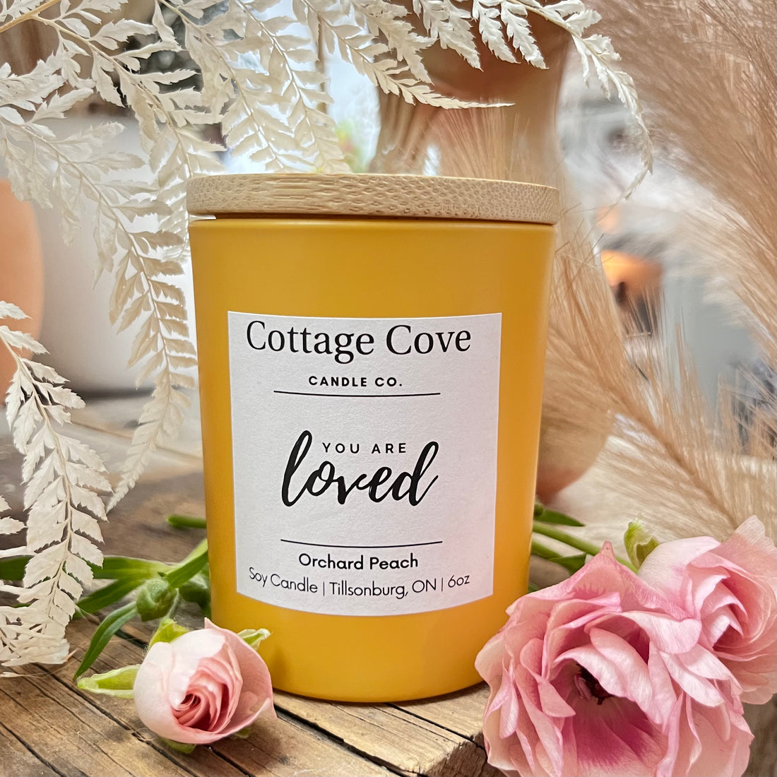 Candle - You are Loved ~ Orchard Peach
