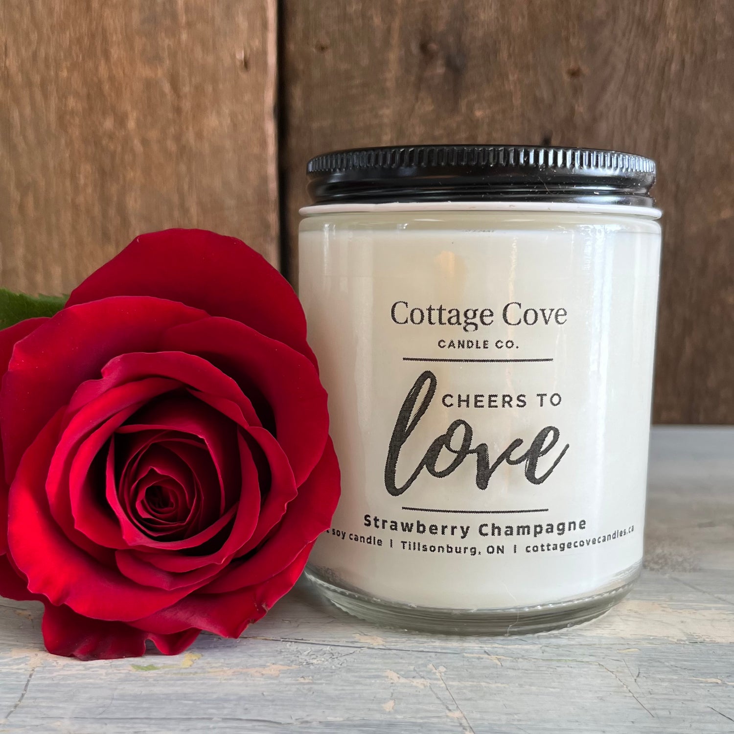 Candle - Cheers to Love! ~ Strawberry Champagne