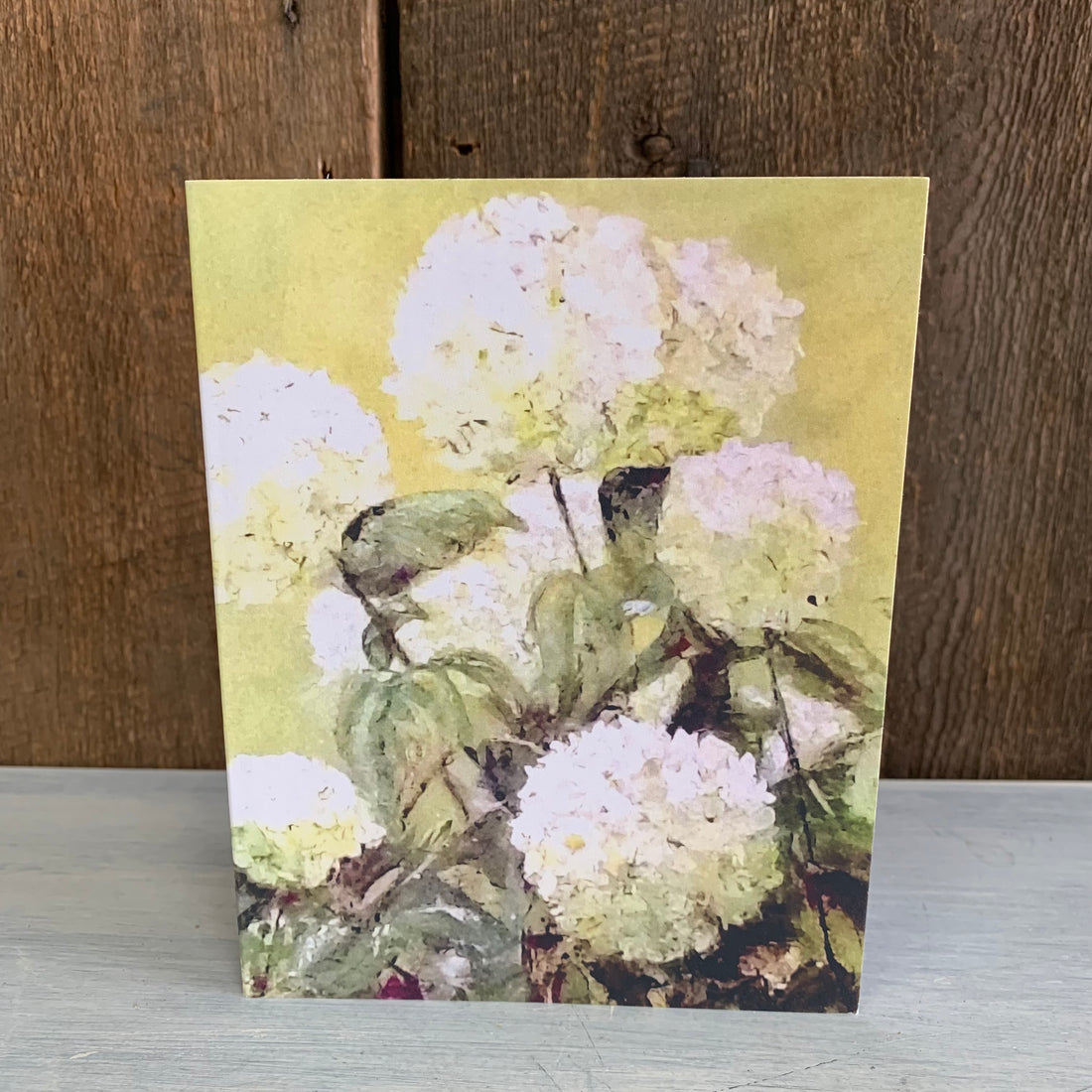Floral Card ~ White Hydrangea