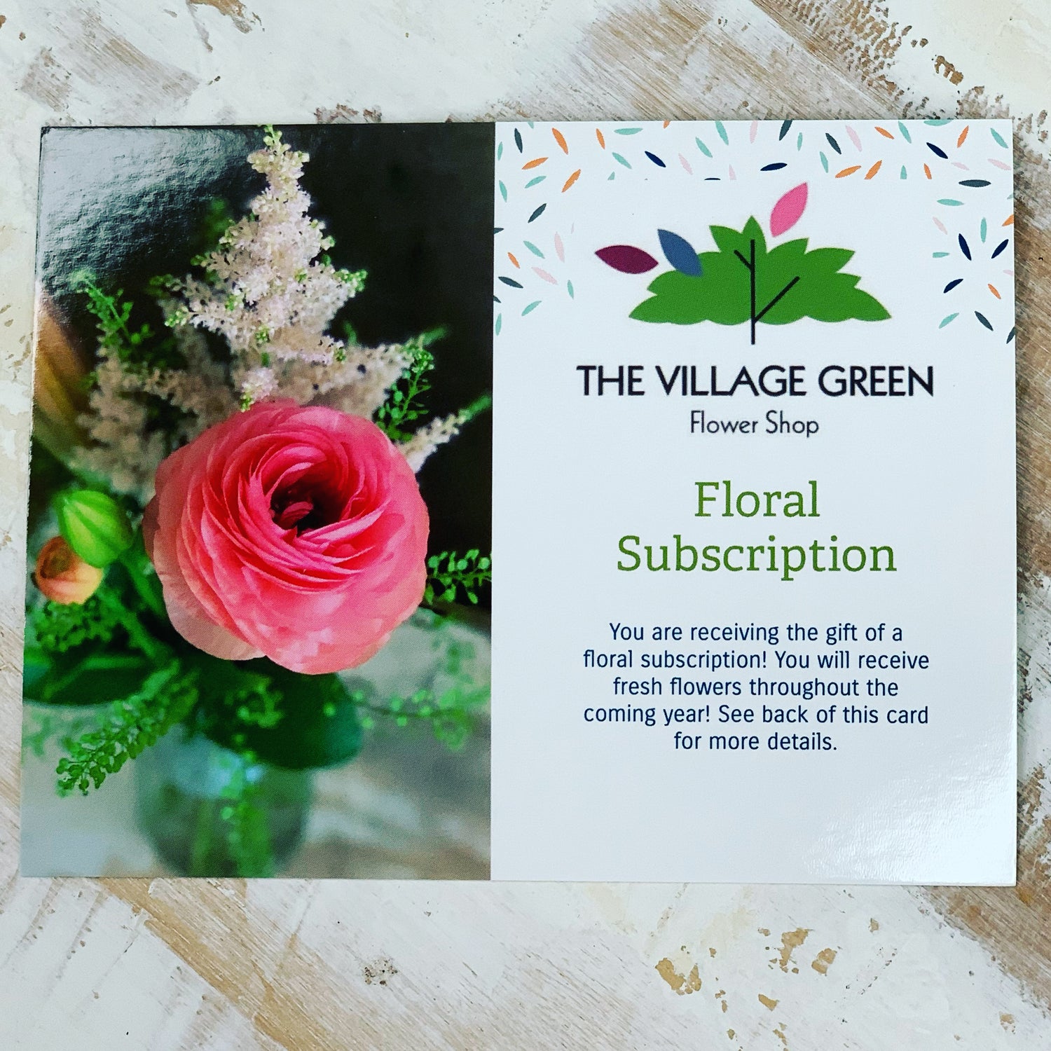 Floral Subscription: Monthly arrangement with vase swap