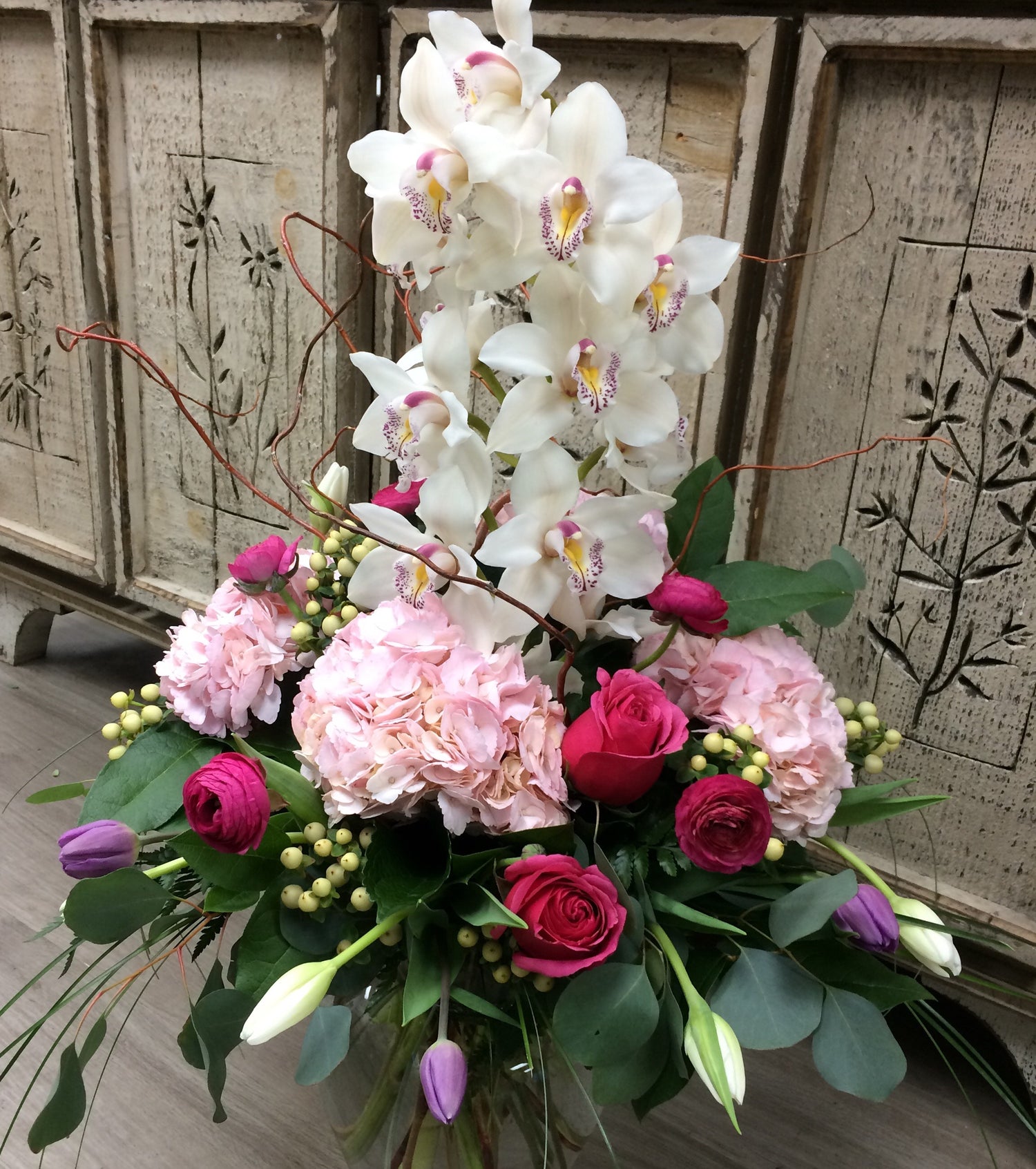 Sympathy Vase Arrangement ~ Large