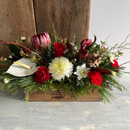 Floral Winter Centrepiece (Large Box)