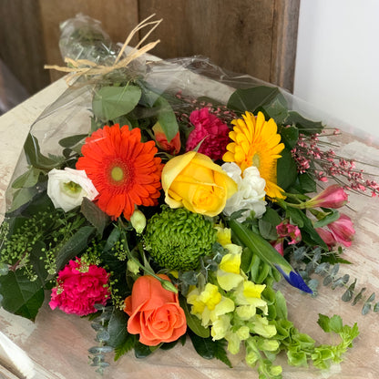 Loose Flower bouquet wrapped (small to medium) – The Village Green Flower  Shop